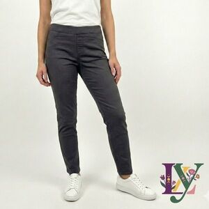 Gap Modern Skinny Pants Size 6 Charcoal Gray Stretch Luxe Career Minimalist Grey